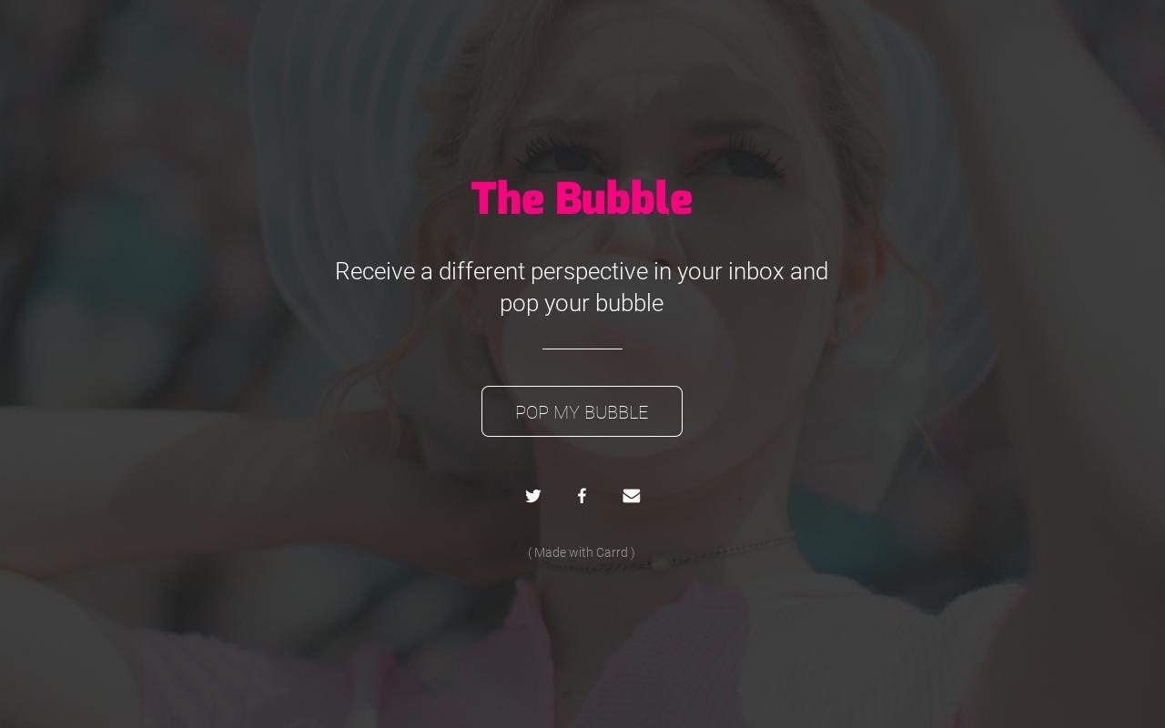 Carrd profile picture for @bubble